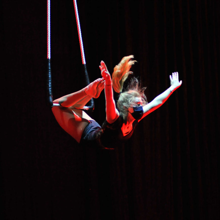 lily hochstetter on trapeze