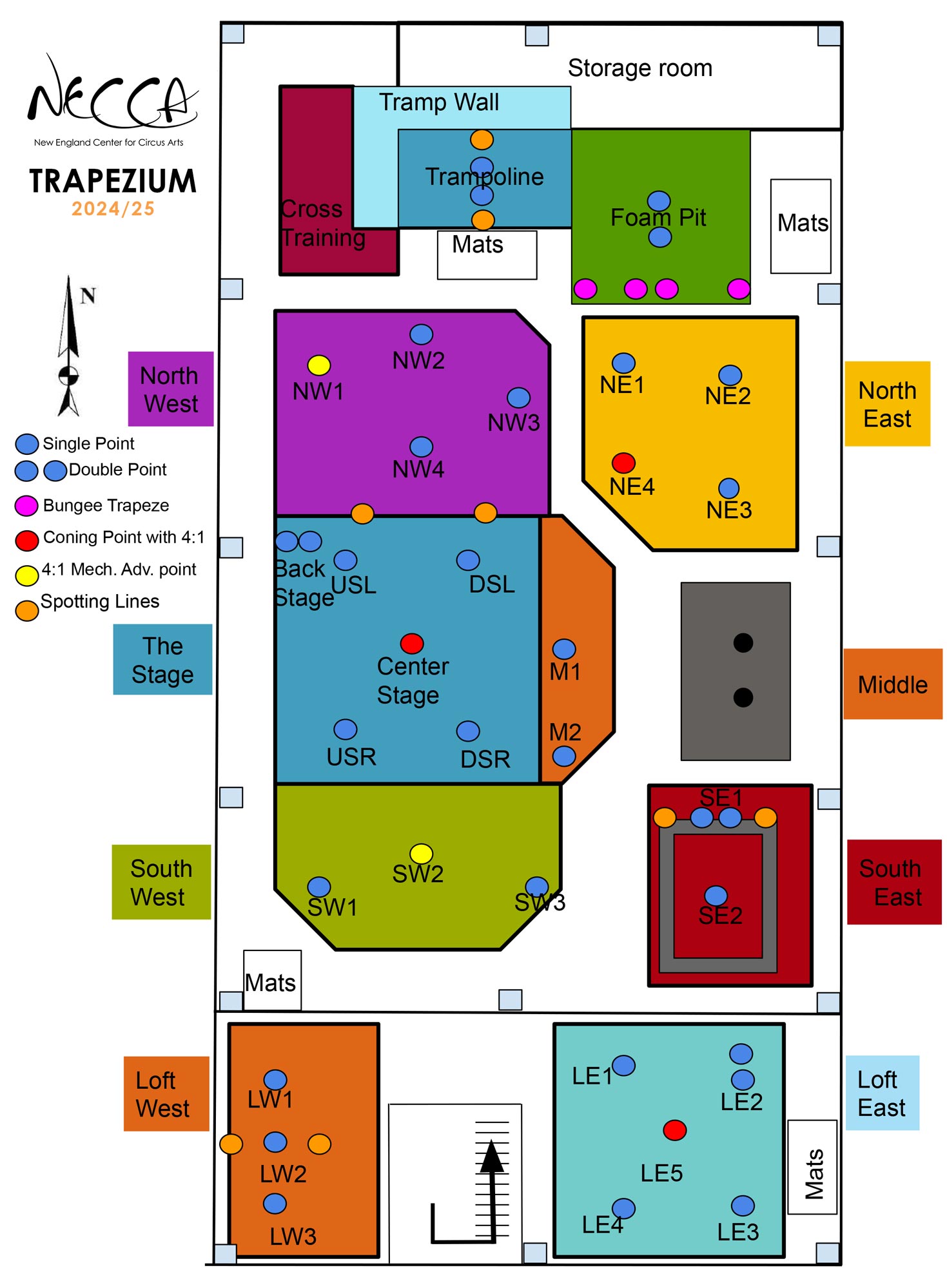 trapezium map